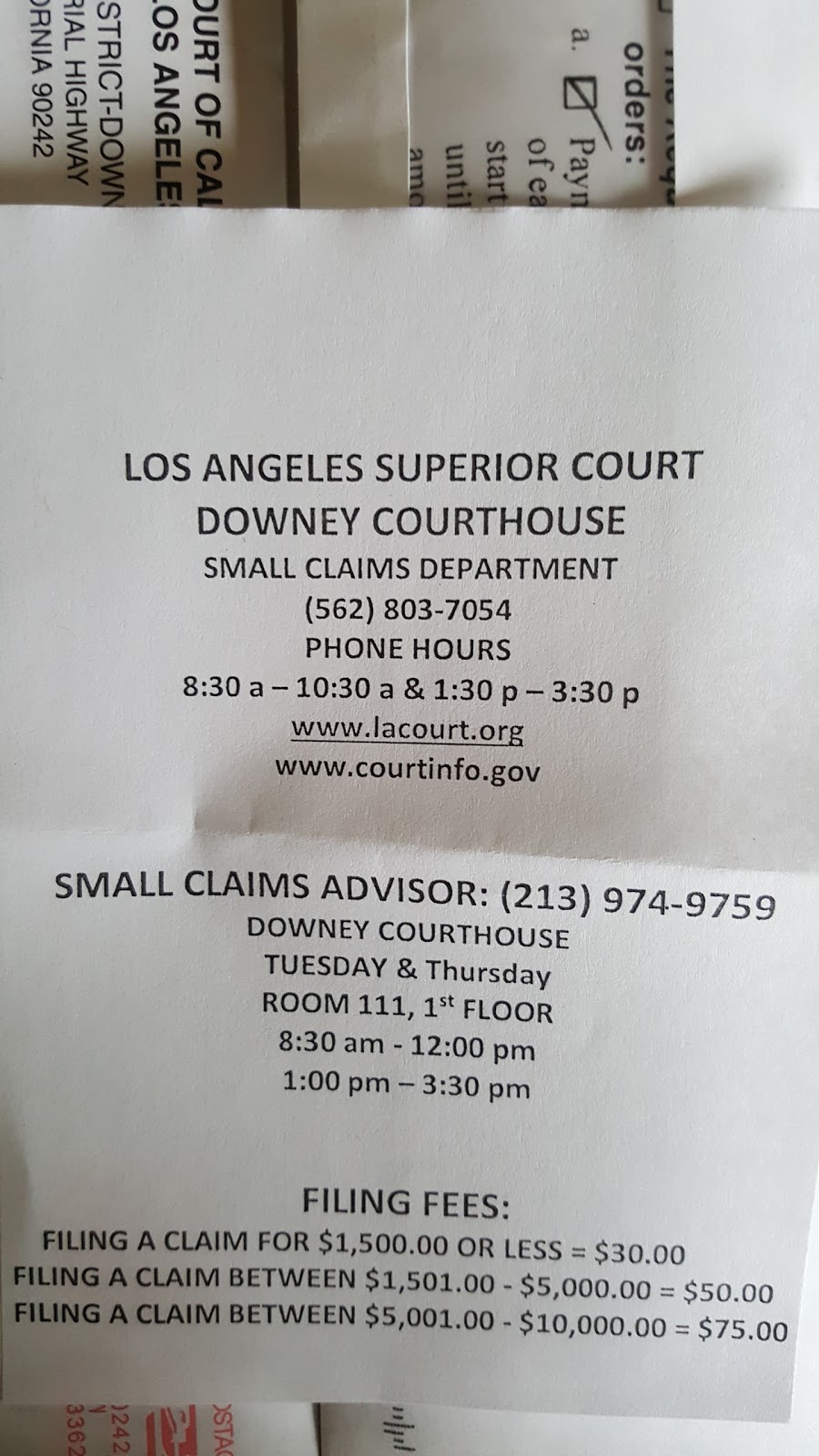 Downey Courthouse | 7500 Imperial Hwy., Downey, CA 90242, USA | Phone: (562) 803-7050