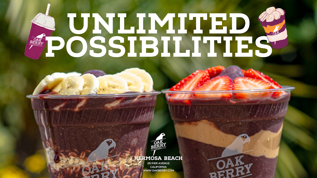 Oakberry Acai Bowls & Smoothies | Hermosa Beach | 25 Pier Ave, Hermosa Beach, CA 90254, USA | Phone: (424) 350-5920