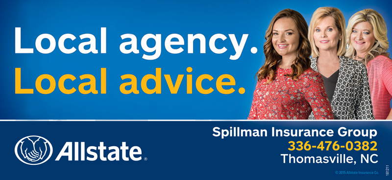 Kelly Spillman: Allstate Insurance | 201 W Main St, Thomasville, NC 27360, USA | Phone: (336) 476-0382