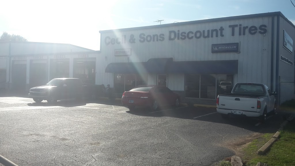 Cecil & Sons Discount Tires | 204 E Morrow Rd, Sand Springs, OK 74063, USA | Phone: (918) 245-9655