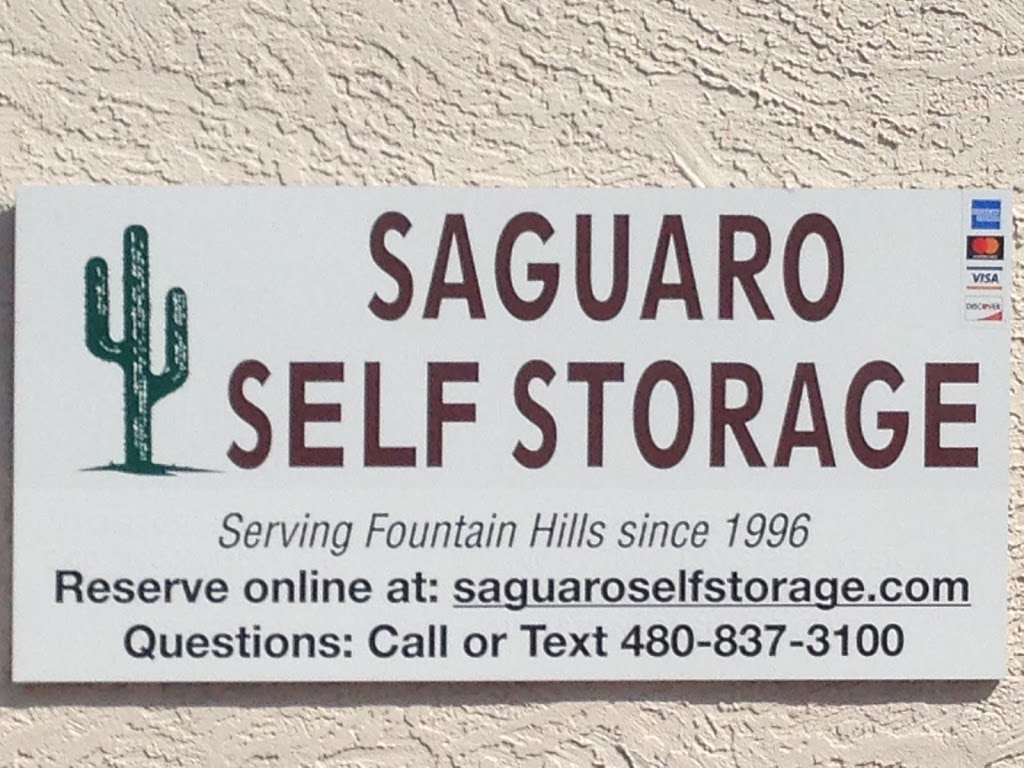Saguaro Self Storage | 17013 E Enterprise Dr, Fountain Hills, AZ 85268, USA | Phone: (480) 837-3100
