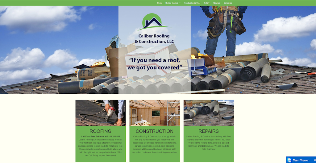 Caliber Roofing & Construction, LLC. | 8105 Algerita Ct, El Paso, TX 79915, USA | Phone: (915) 820-5483