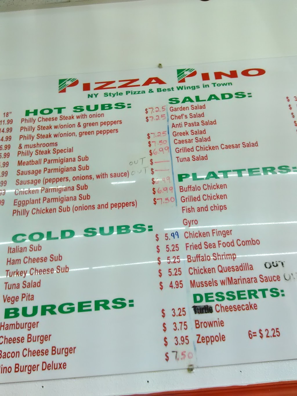 Pizza Pino | 5529 S 78th St, Tampa, FL 33619, USA | Phone: (813) 671-4200