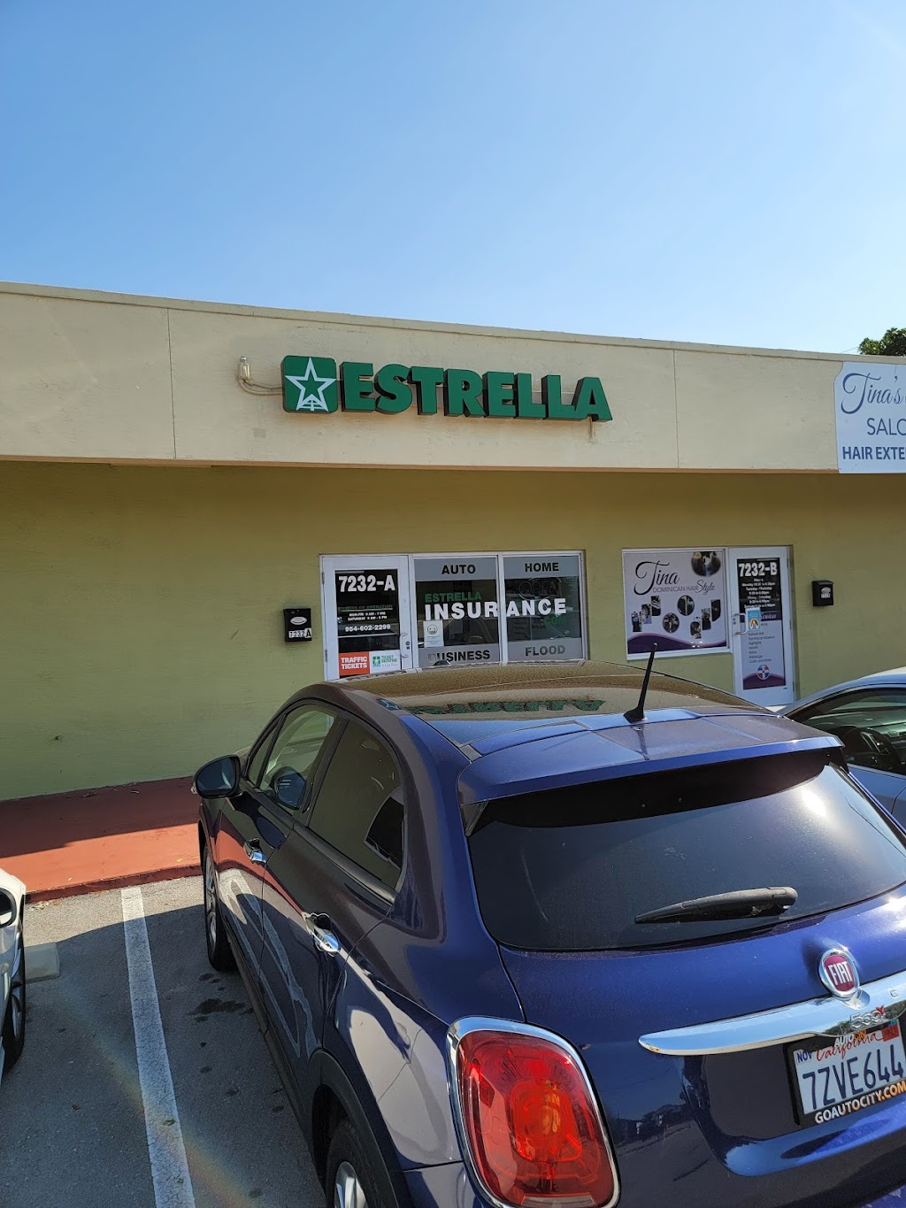 Estrella Insurance #240 | 7232 Taft St Suite A, Hollywood, FL 33024, USA | Phone: (954) 602-2299