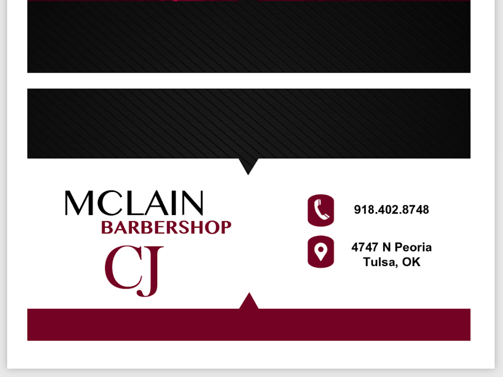 McLain Barbershop | 4747 N Peoria Ave, Tulsa, OK 74126, USA | Phone: (539) 867-1901