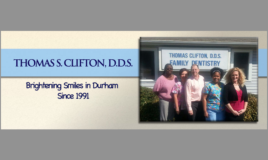 Thomas S. Clifton, DDS | 5242 N Roxboro St Suite A, Durham, NC 27712, USA | Phone: (919) 471-2422