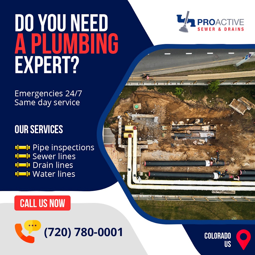 Proactive Sewer & Drain | 3840 York St Ste 210, Denver, CO 80205, USA | Phone: (303) 944-3794