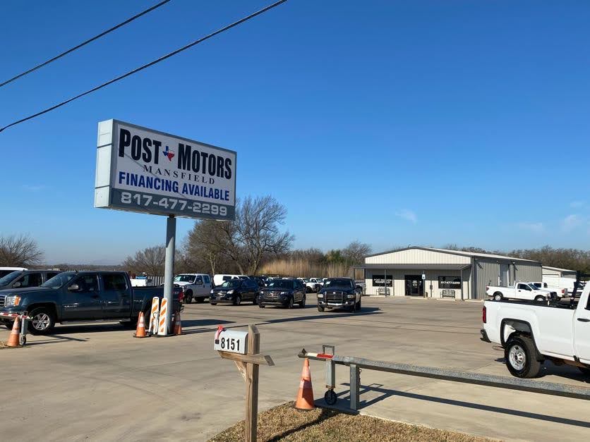 Post Motors Mansfield | 8151 Rendon Bloodworth Rd, 8151 FM1187, Mansfield, TX 76063, USA | Phone: (817) 477-2299