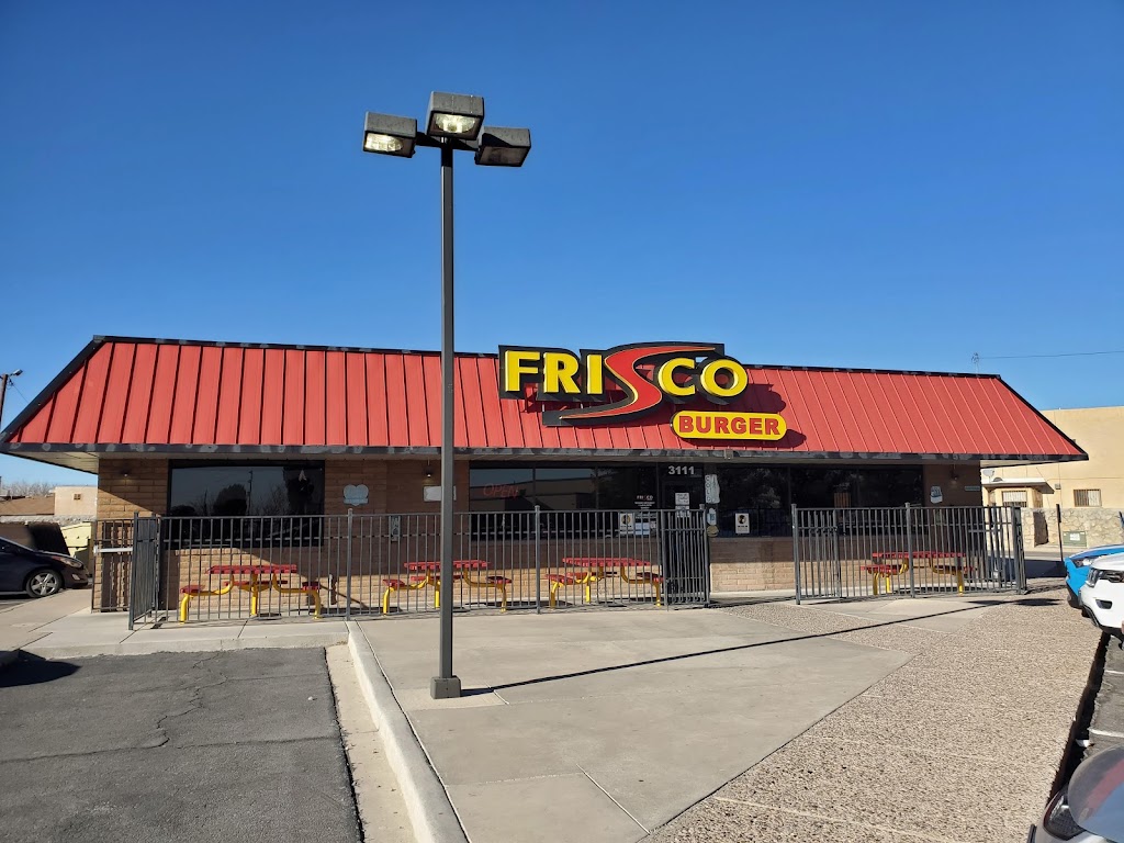 Frisco Burger | 3111 N Yarbrough Dr, El Paso, TX 79925, USA | Phone: (915) 591-6737