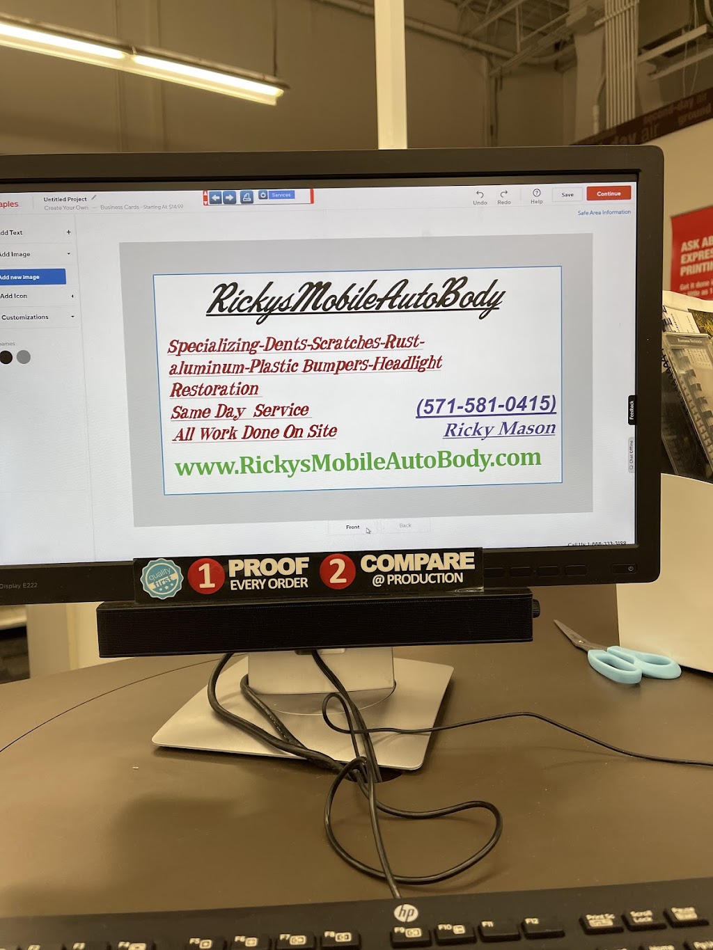 Rickysmobileautobody | 47300 Grandview Pl, Sterling, VA 20165, USA | Phone: (571) 581-0415