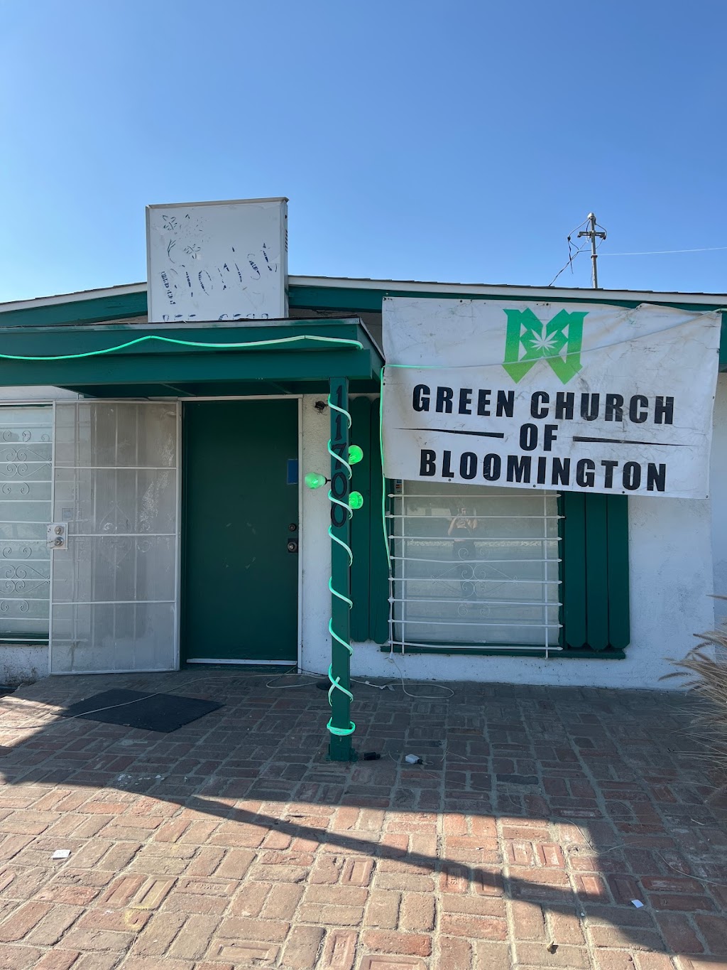 Green Church of Bloomington Cannabis Dispensary | 11700 Cedar Ave, Bloomington, CA 92316, USA | Phone: (909) 258-5502