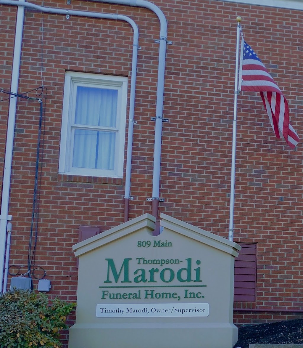 Thompson-Marodi Funeral Home, Inc. | 809 Main St, Bentleyville, PA 15314, USA | Phone: (724) 239-2255