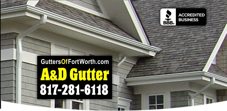 A&D Gutter | 7201 Hightower Dr, North Richland Hills, TX 76182, USA | Phone: (817) 281-6118