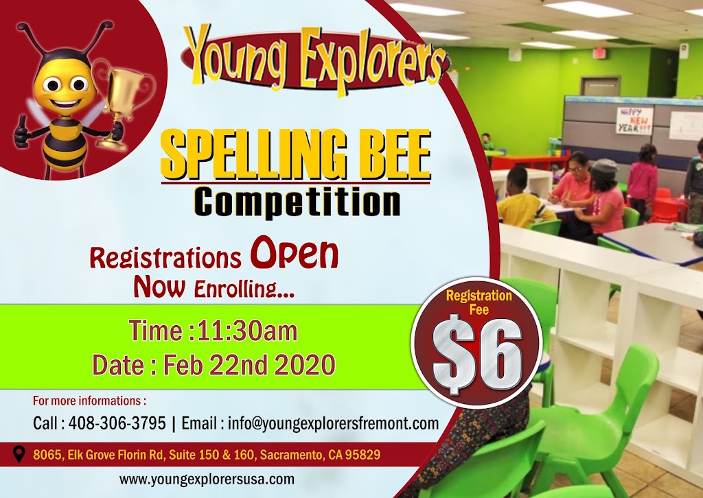 Pre School - Young Explorers Sacramento | 8065 Elk Grove Florin Rd suite 150 & 160, Sacramento, CA 95829, USA | Phone: (408) 306-3795