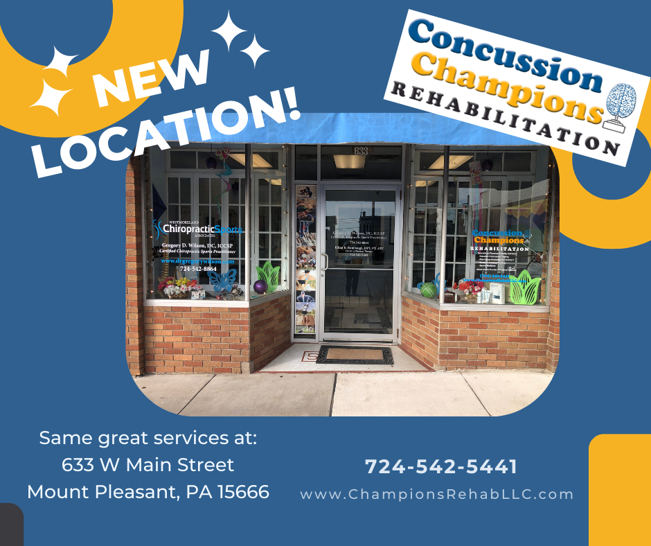 Concussion Champions Rehabilitation LLC | 633 W Main St, Mt Pleasant, PA 15666, USA | Phone: (724) 542-5441