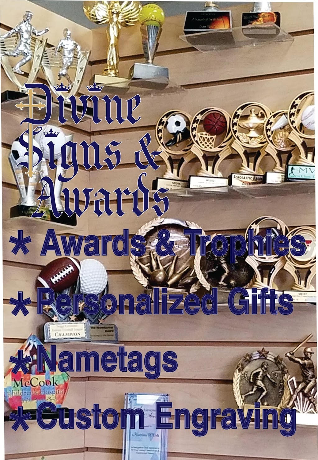 Divine Signs & Awards | Behind Gate, 1020 N Meridian Dr, Apache Junction, AZ 85120, USA | Phone: (480) 986-9933