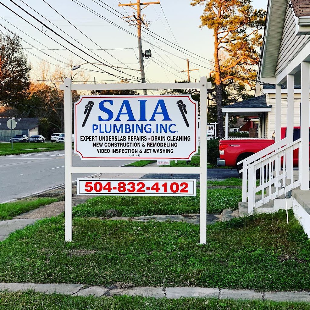 Saia Plumbing inc | 320 Tullulah Ave, New Orleans, LA 70123, USA | Phone: (504) 832-4102