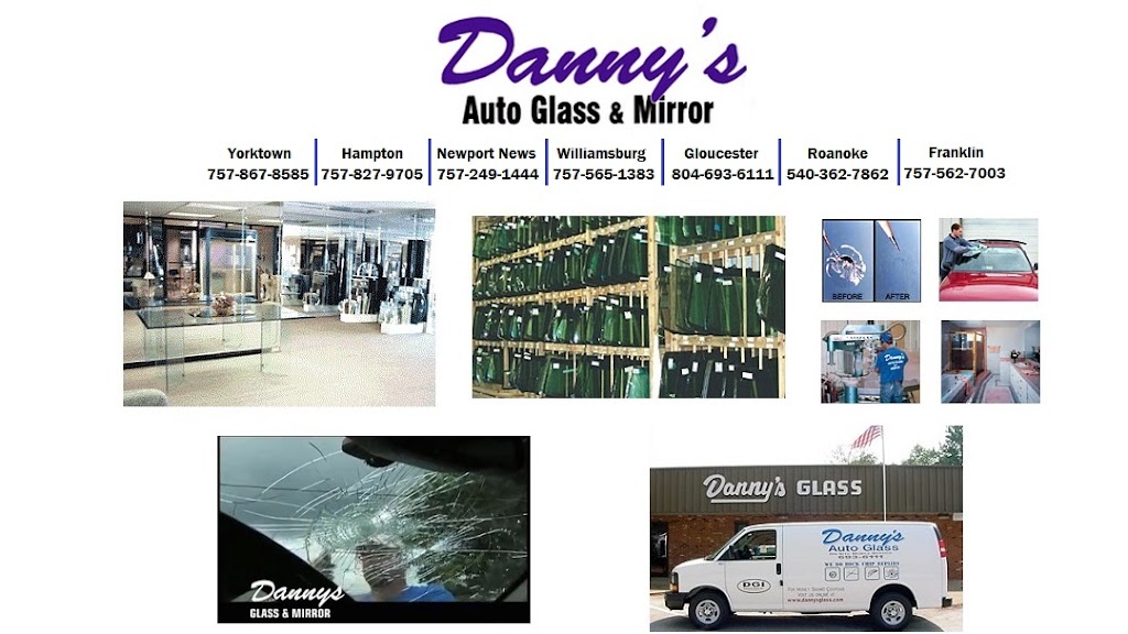 Dannys Auto Glass & Mirror | 200 Stewart Dr, Franklin, VA 23851, USA | Phone: (757) 562-7003