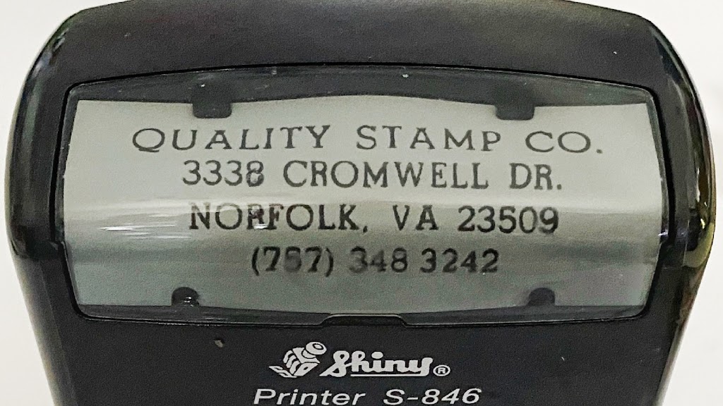 Quality Stamp Co | 3338 Cromwell Dr, Norfolk, VA 23509, USA | Phone: (757) 348-3242