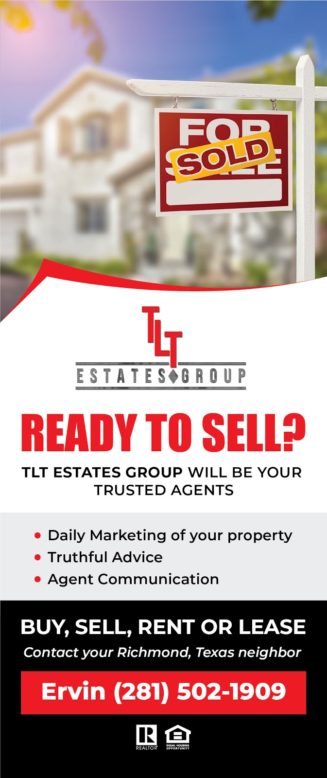 TLT Estates Group - Real Estate Agency | 18735 Majestic Vista Ln, Richmond, TX 77407, USA | Phone: (281) 502-1909