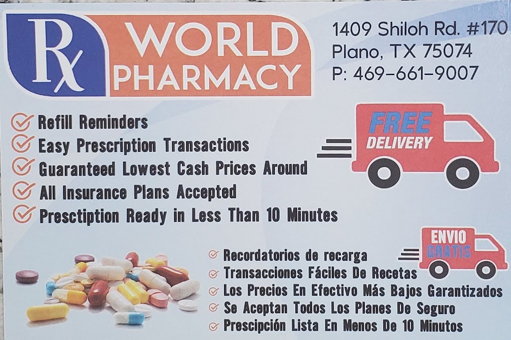 Rx World Pharmacy | 502 W Kearney St STE 900, Mesquite, TX 75149 | Phone: (469) 661-9007