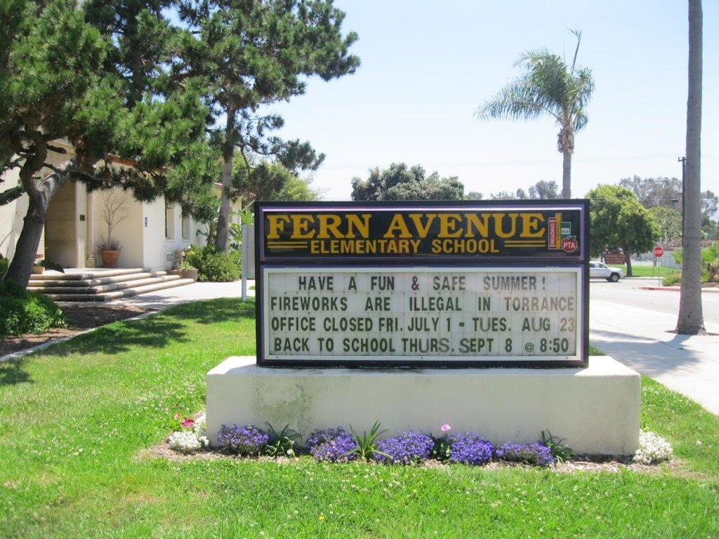 Fern Elementary School | 1314 Fern Ave, Torrance, CA 90503, USA | Phone: (310) 533-4506 Fern Elementary School | 1314 Fern Ave, Torrance, CA 90503, USA | Phone: (310) 533-4506