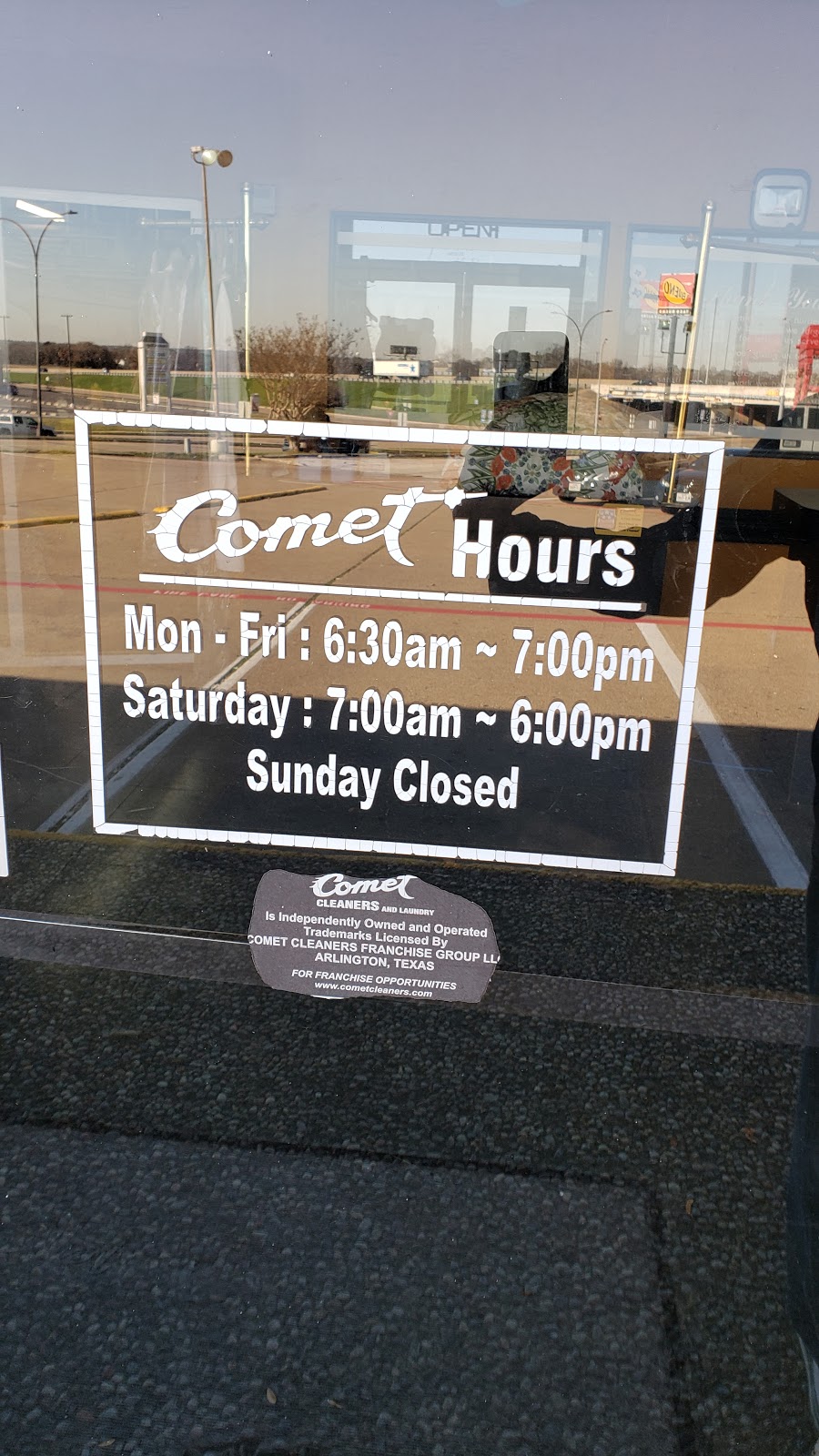 Comet Cleaners | 5712 SW Green Oaks Blvd, Arlington, TX 76017, USA | Phone: (817) 478-1381