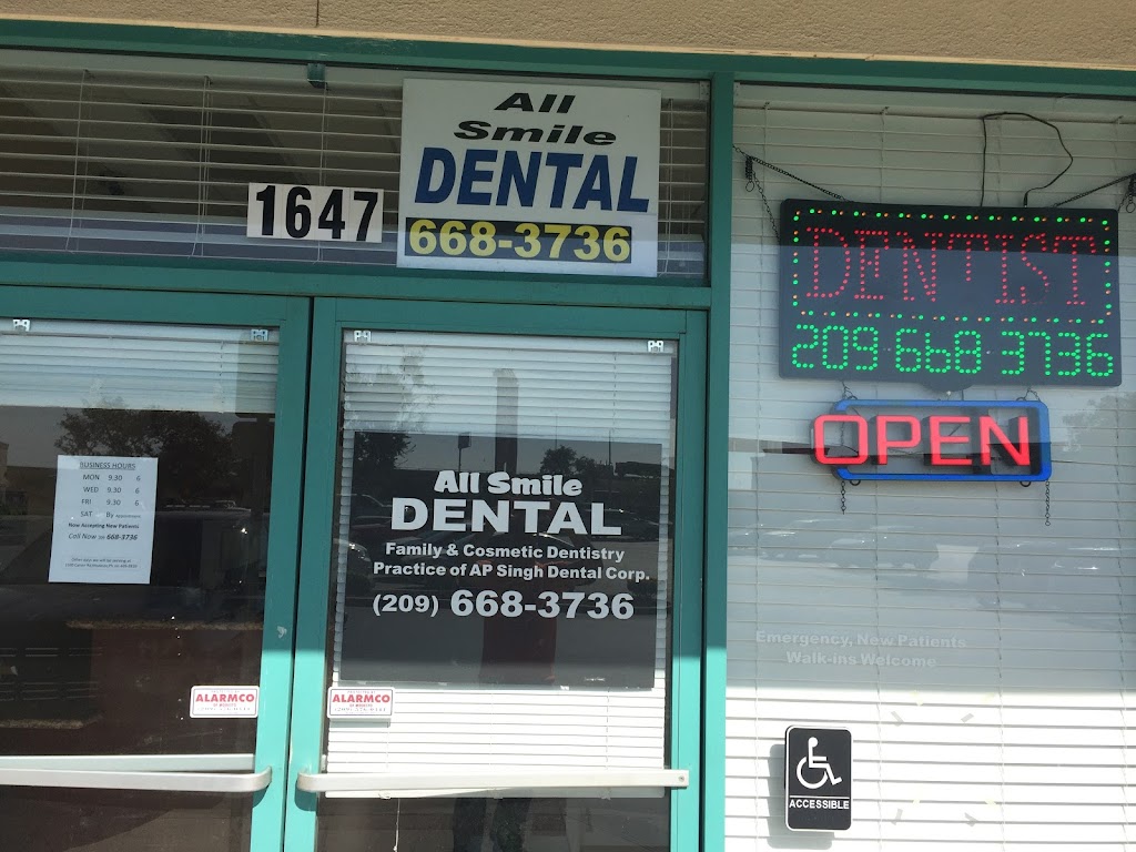 All Smile Dental | 1647 Countryside Dr, Turlock, CA 95380, USA | Phone: (209) 668-3736