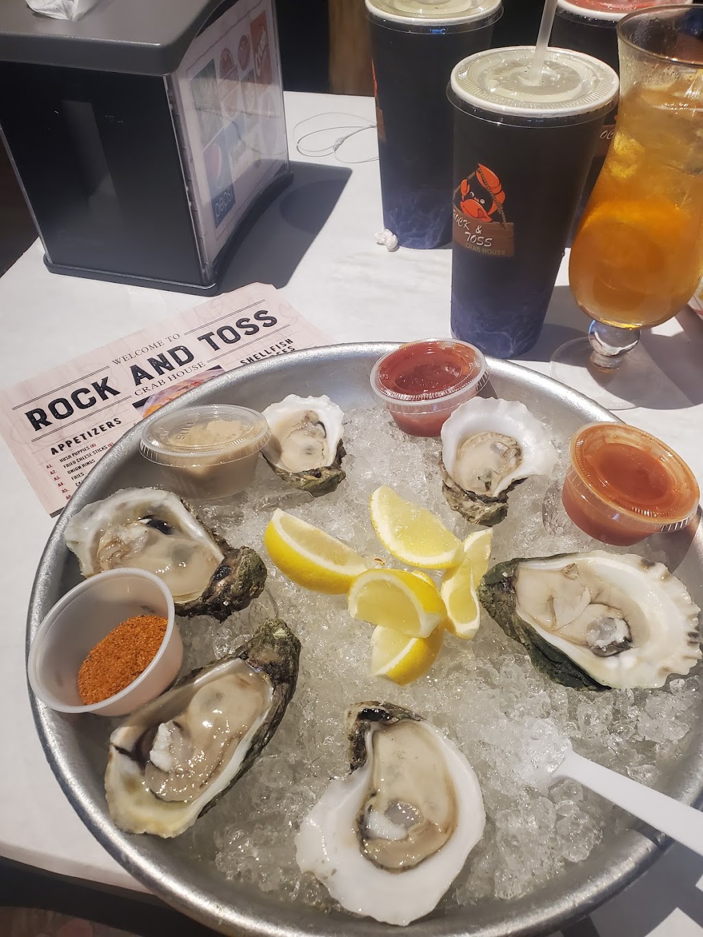 Rock & Toss Crab House | 15500 Annapolis Rd #115, Bowie, MD 20715, USA | Phone: (301) 678-8788