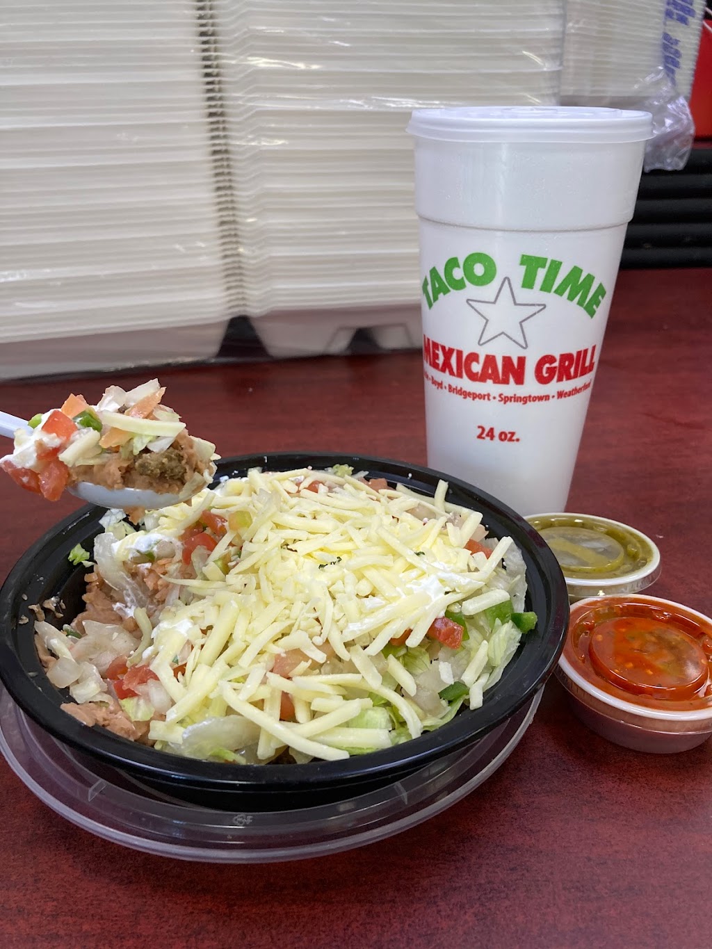Taco Time Mexican Grill | 213 E Rock Island Ave, Boyd, TX 76023, USA | Phone: (940) 433-2466