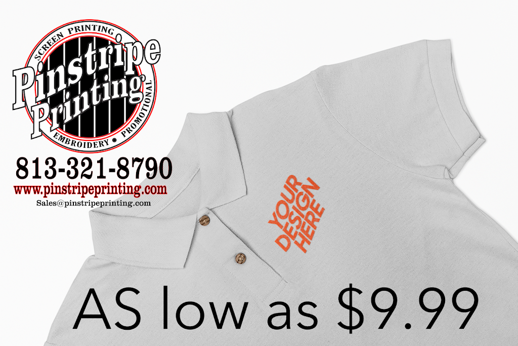 Pinstripe Printing | 501 S Falkenburg Rd Ste C2, Tampa, FL 33619, USA | Phone: (813) 321-8790