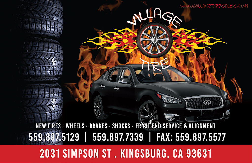 Village Tire Inc. | 2031 Simpson St, Kingsburg, CA 93631, USA | Phone: (559) 897-5129