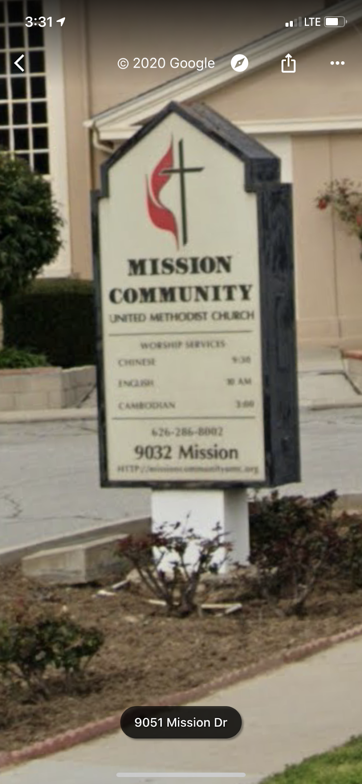 Mission Community United Methodist Church | 9032 Mission Dr, Rosemead, CA 91770, USA | Phone: (626) 286-8002