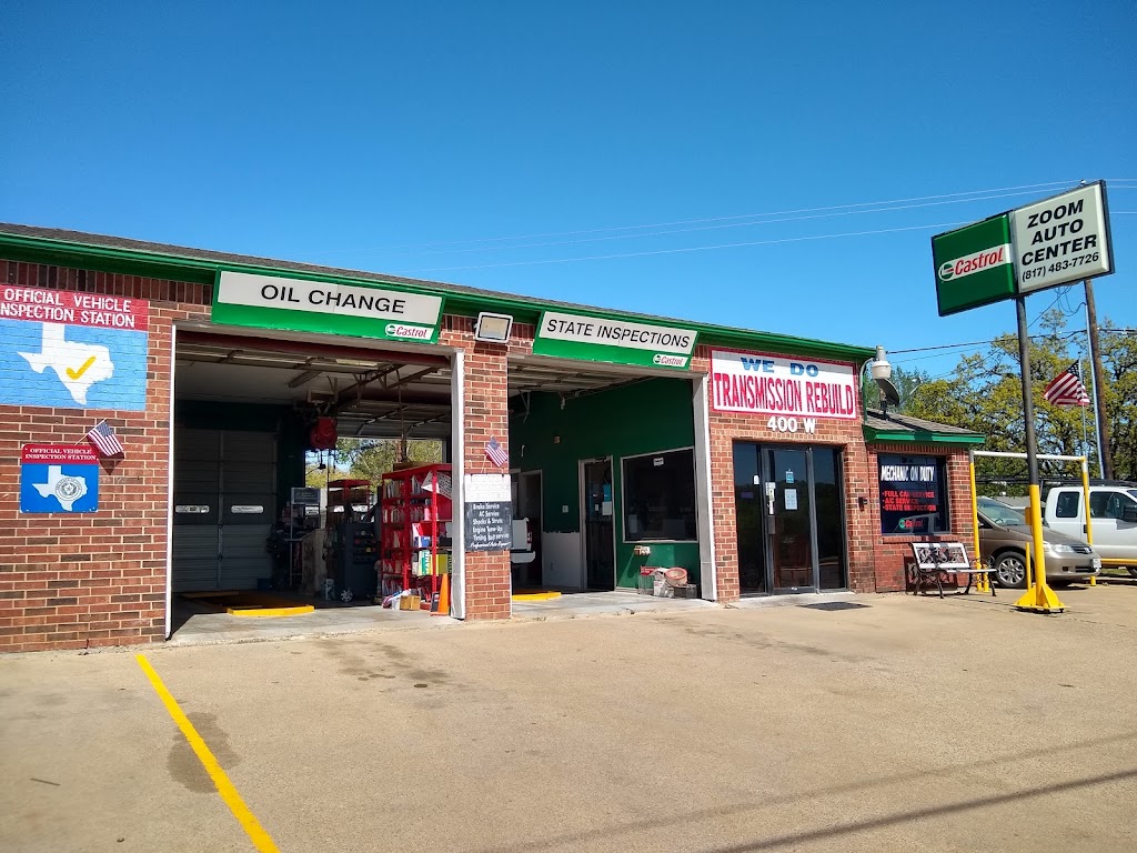 Zoom Auto Center & Lube | 402 W Kennedale Pkwy, Kennedale, TX 76060, USA | Phone: (817) 483-7726