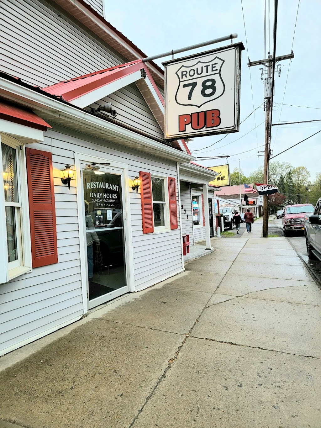 Route 78 Pub | 3974 Main St, Strykersville, NY 14145, USA | Phone: (585) 457-4545