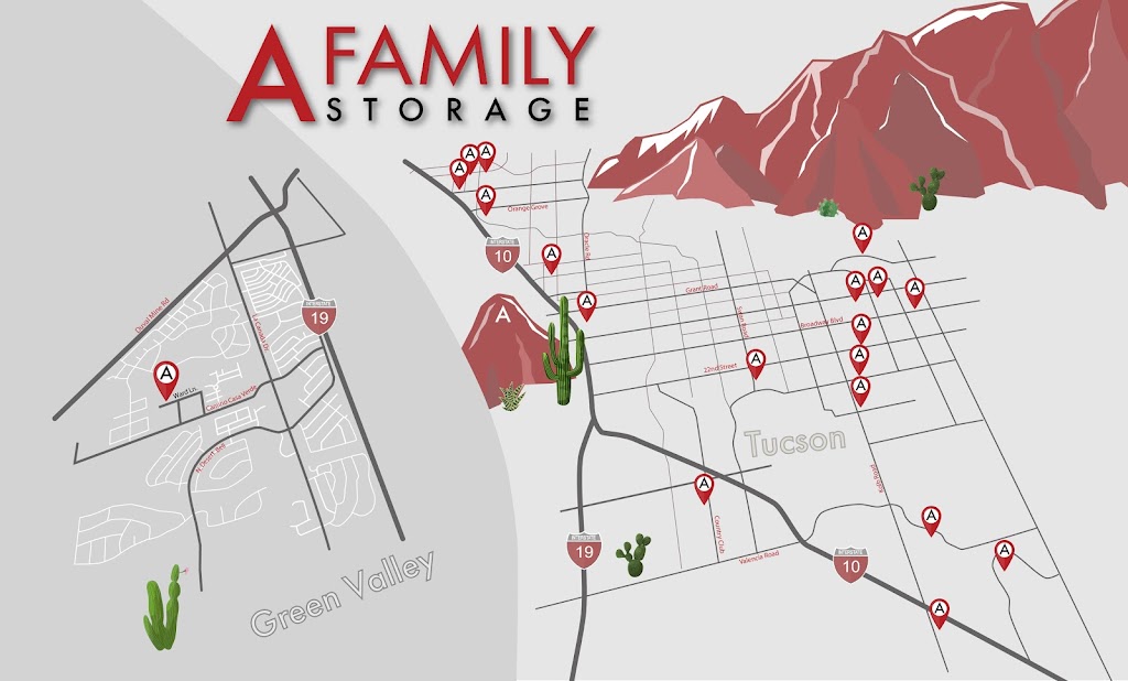 A Family Storage | 4320 W Ina Rd, Tucson, AZ 85741, USA | Phone: (520) 572-9677