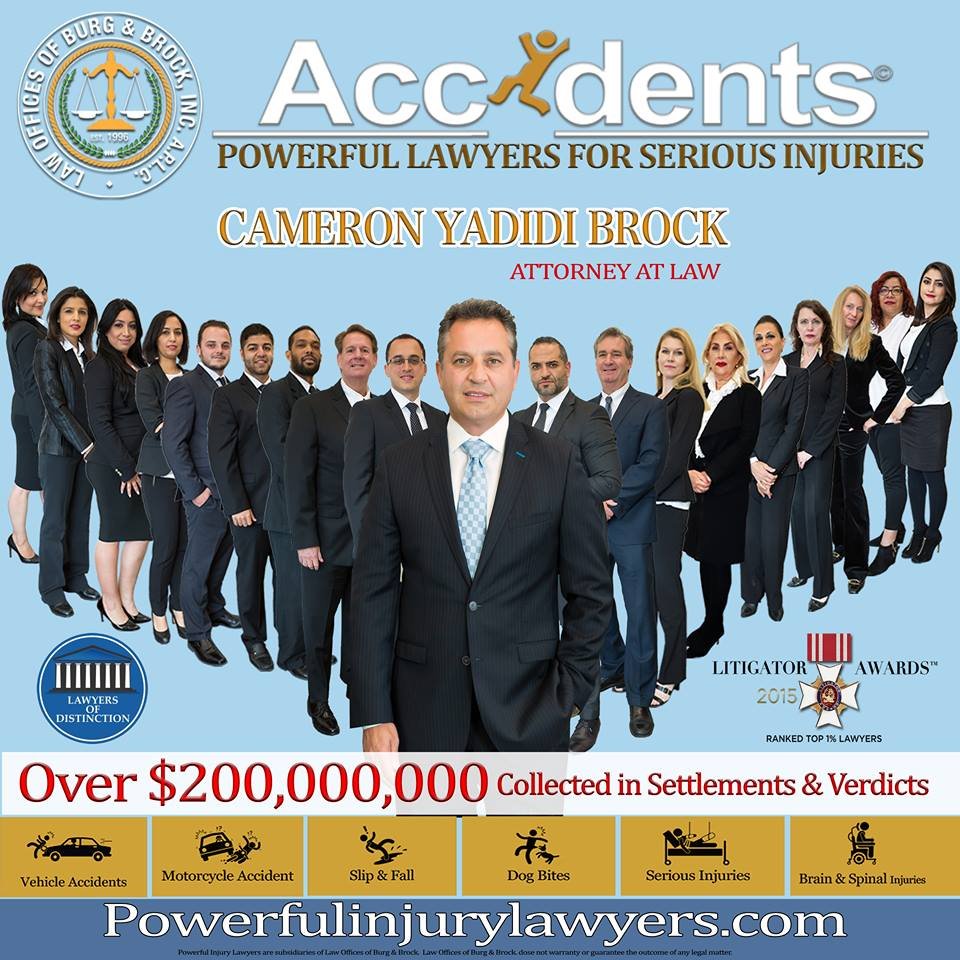 Law Offices of Burg & Brock Injury and Accident Attorneys | 4554 Sherman Oaks Ave Unit A100, Sherman Oaks, CA 91403, United States | Phone: (888) 509-2998