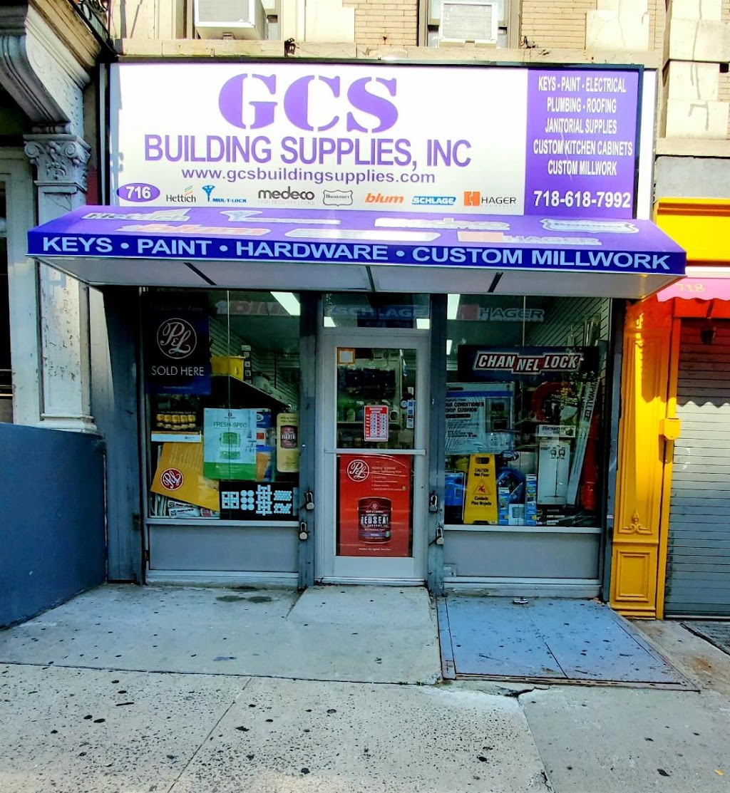 GCS Building Supplies, Inc | 716 Amsterdam Ave, New York, NY 10025, USA | Phone: (718) 618-7992