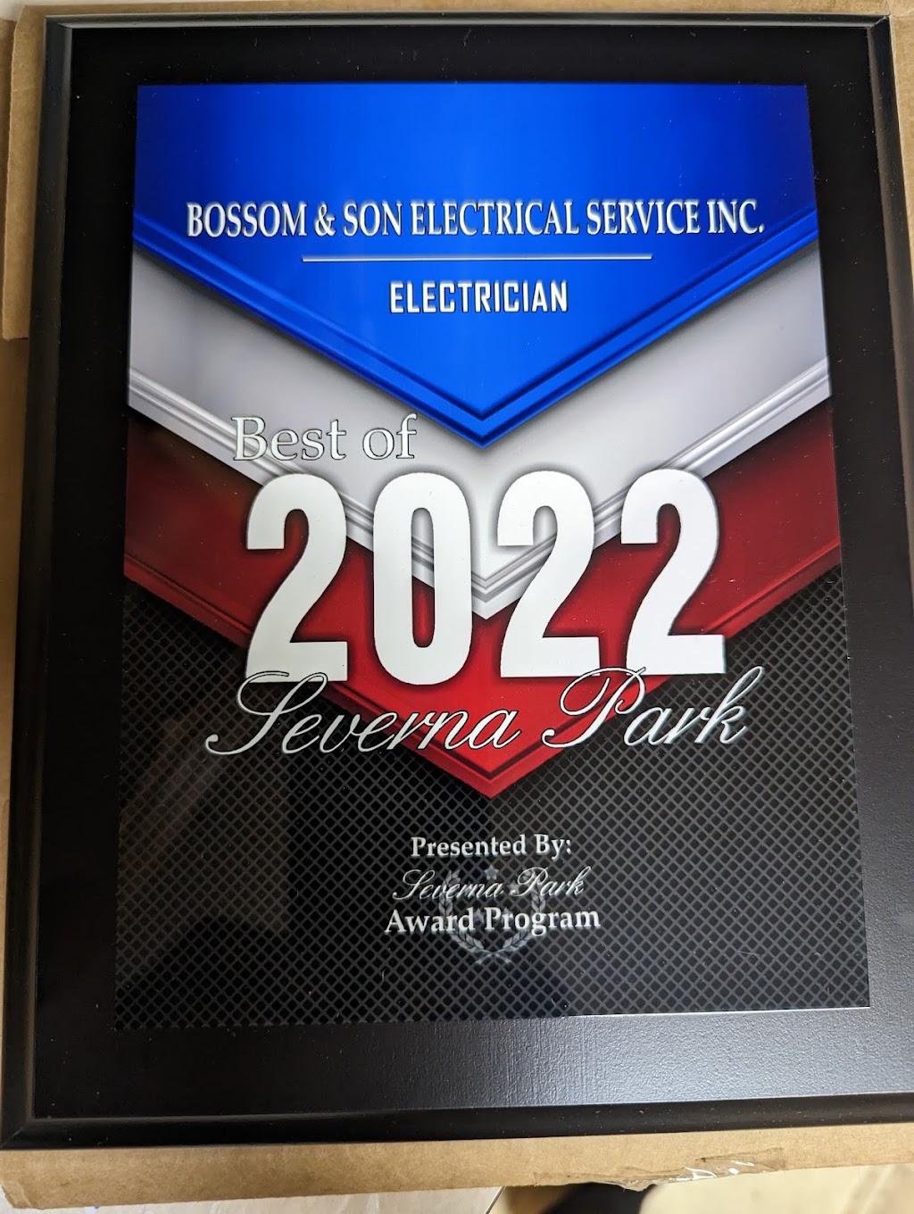 BOSSOM & SON ELECTRICAL SERVICE INC. | 500 Evergreen Rd, Severna Park, MD 21146, USA | Phone: (410) 443-3789