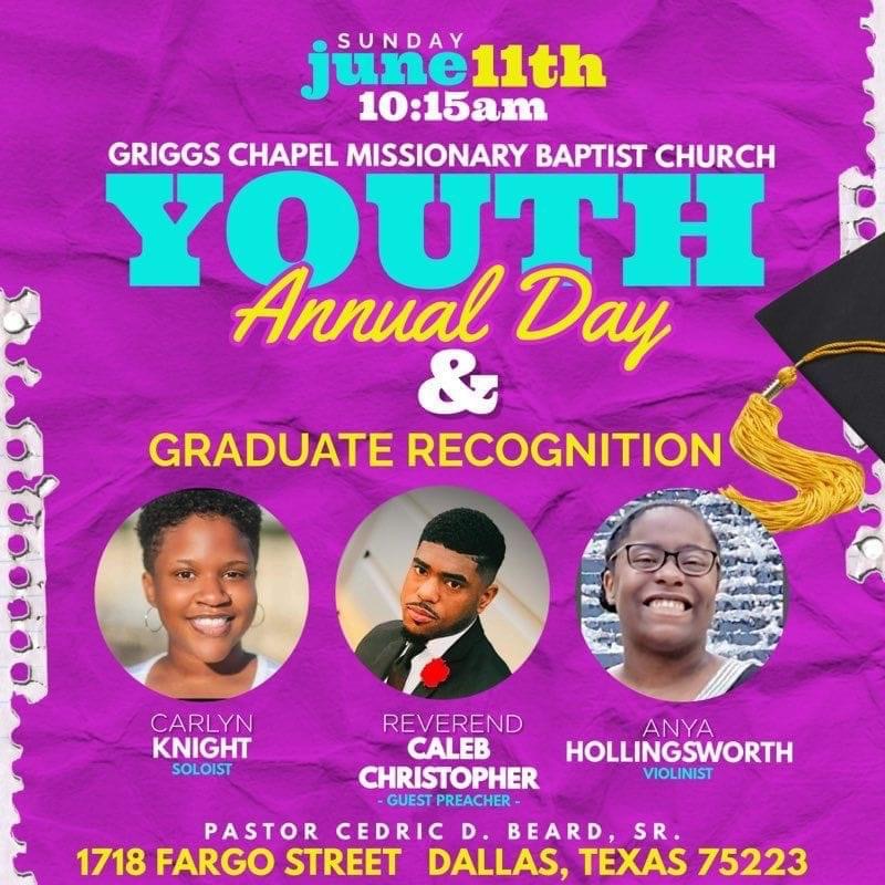 Griggs Chapel Missionary Baptist Church | 1718 Fargo St, Dallas, TX 75223, USA | Phone: (214) 826-3280