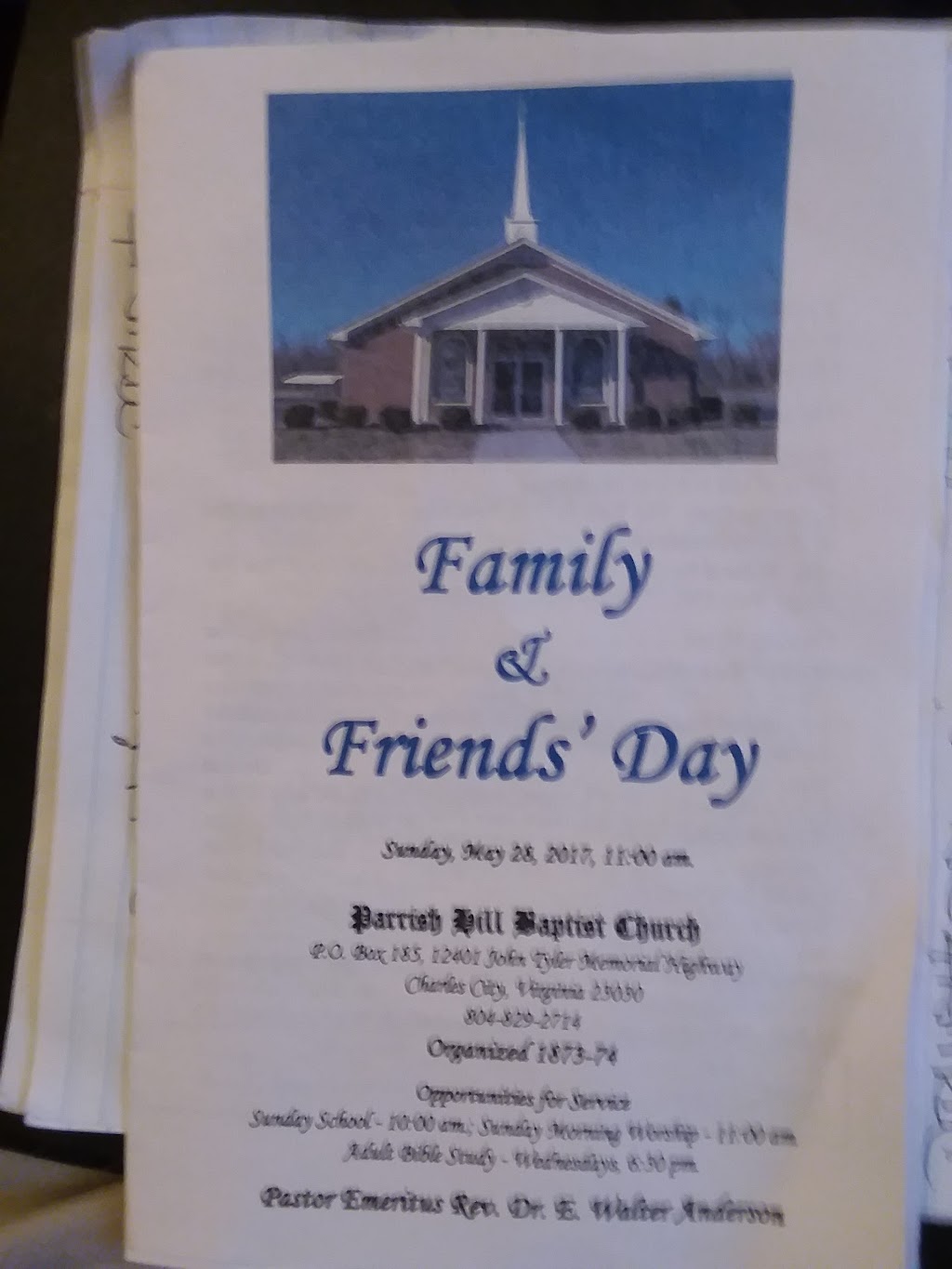 Parrish Hill Church | Charles City, VA 23030, USA | Phone: (804) 829-2714