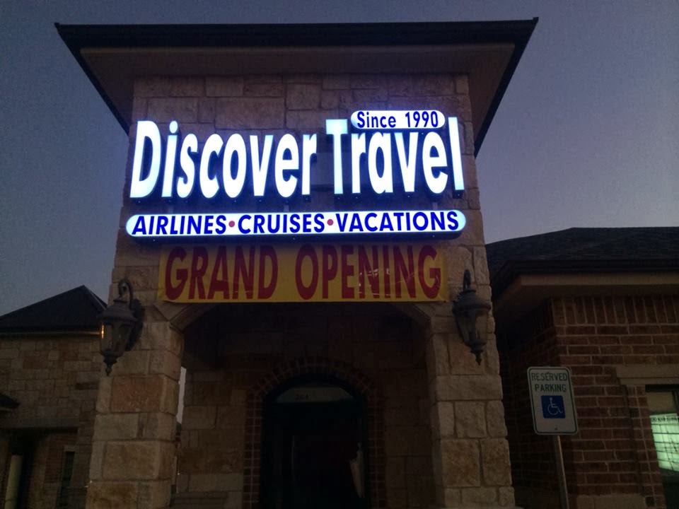 Discover Travel | 4686 McDermott Rd #204, Plano, TX 75024, USA | Phone: (972) 238-1155