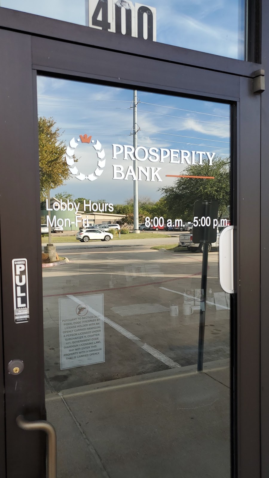 Prosperity Bank - Roanoke | 600 Byron Nelson Blvd Ste 400, Roanoke, TX 76262, USA | Phone: (817) 378-2250
