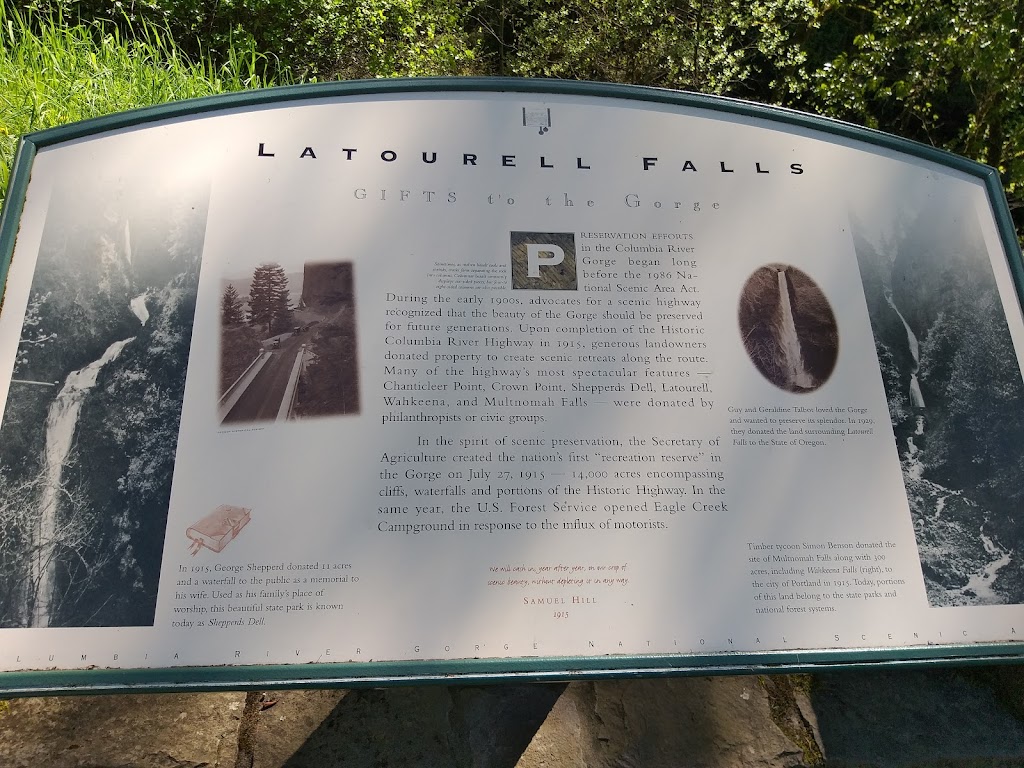 Latourell Falls Trailhead | Historic Columbia River Hwy, Corbett, OR 97019, USA | Phone: (503) 241-3762