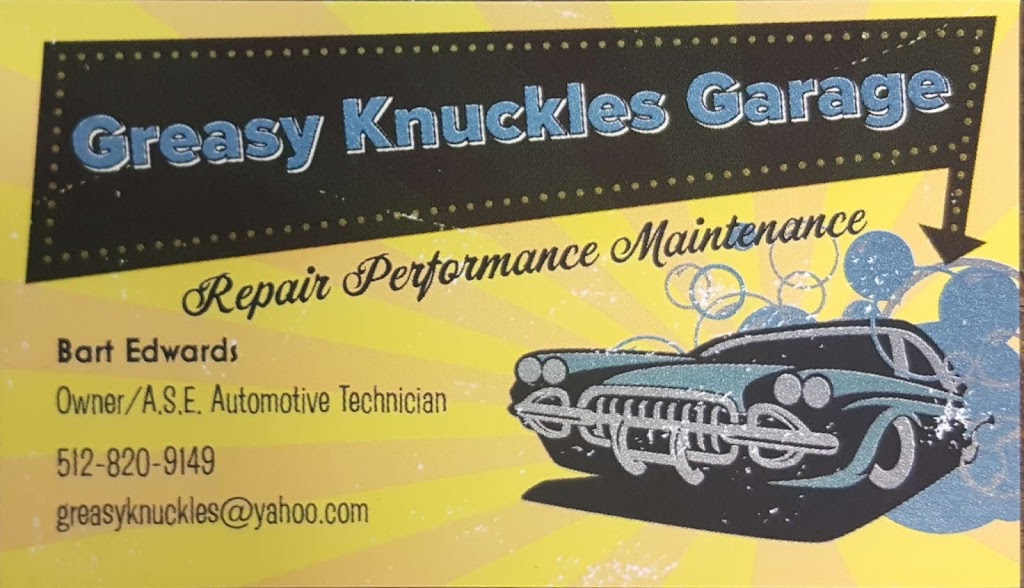 Greasy Knuckles Garage | 24505 Fawn Dr, Leander, TX 78641, USA | Phone: (512) 820-9149
