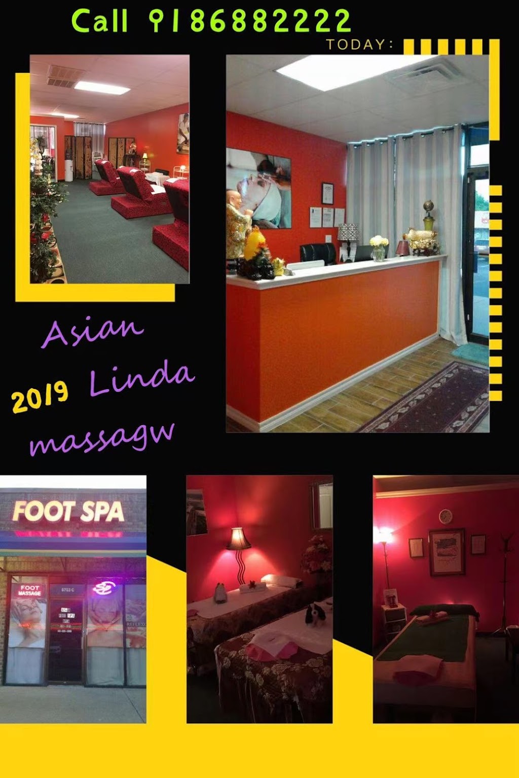 Lindas Foot Spa | 6703 E 81st St, Tulsa, OK 74133, USA | Phone: (918) 688-2222