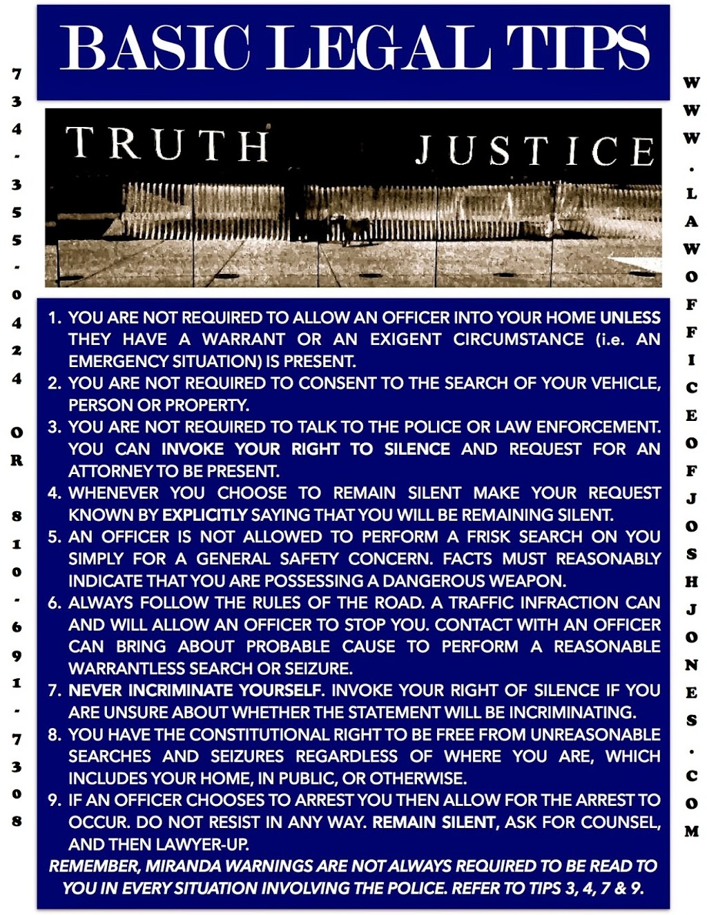 Law Office of Josh Jones, PLLC | 3906 Baldwin Rd, Auburn Hills, MI 48321, USA | Phone: (734) 355-0424