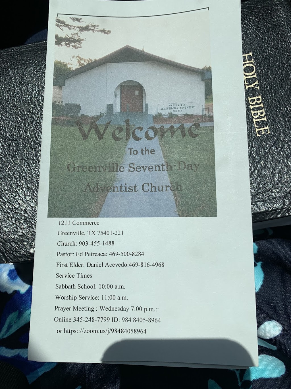 Greenville Seventh-day Adventist Church | 1211 Commerce Dr, Greenville, TX 75401, USA | Phone: (903) 455-1488