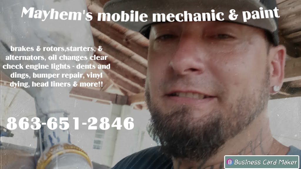 Mayhem mobile auto mechanic | 655 Ave B SW, Winter Haven, FL 33880, USA | Phone: (863) 651-2846