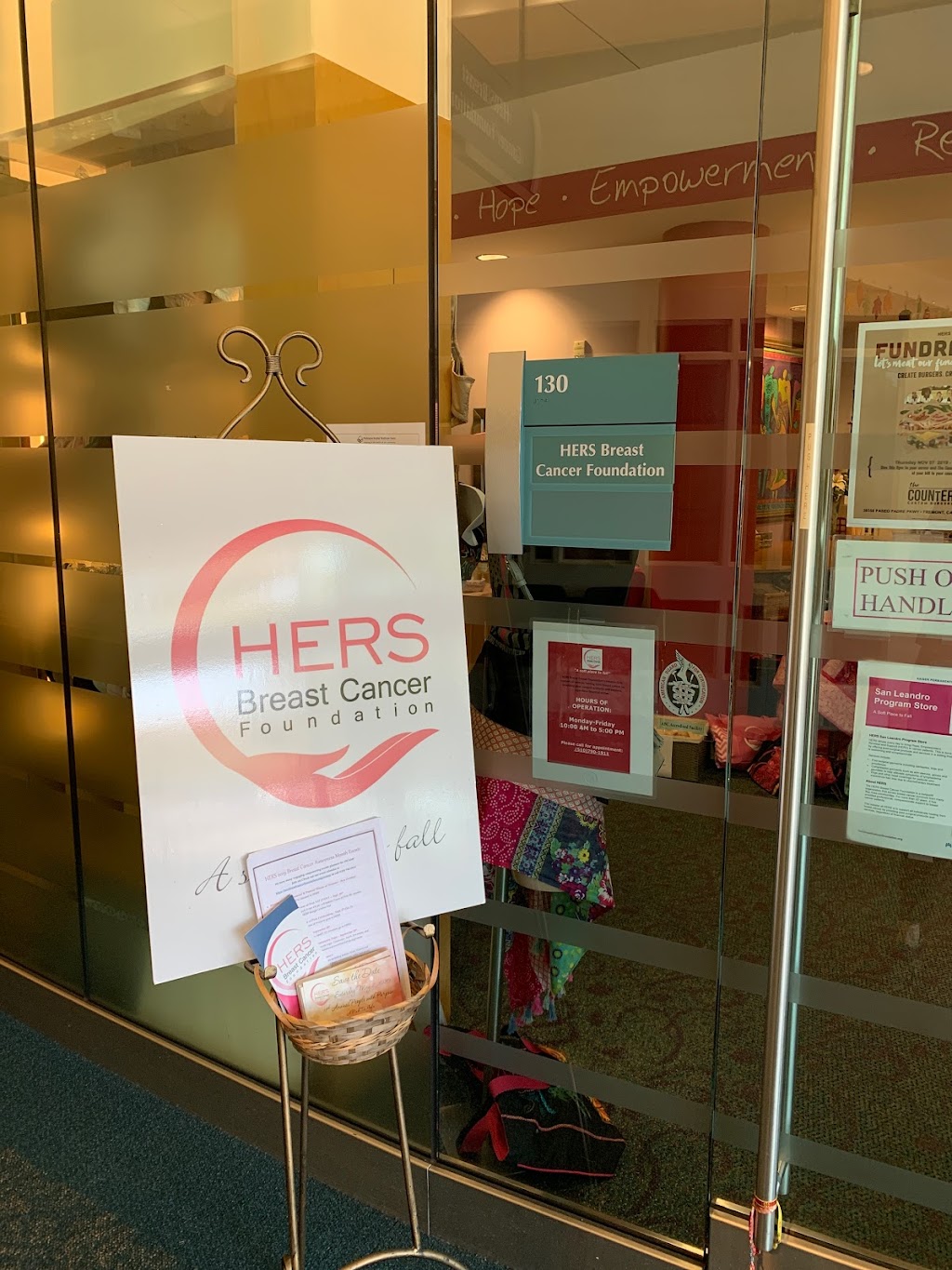 Hers Breast Cancer Foundation | 2500 Mowry Ave #130, Fremont, CA 94538, USA | Phone: (510) 790-1911